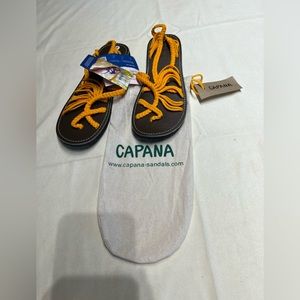 CAPANA SANDALS SIZE 8